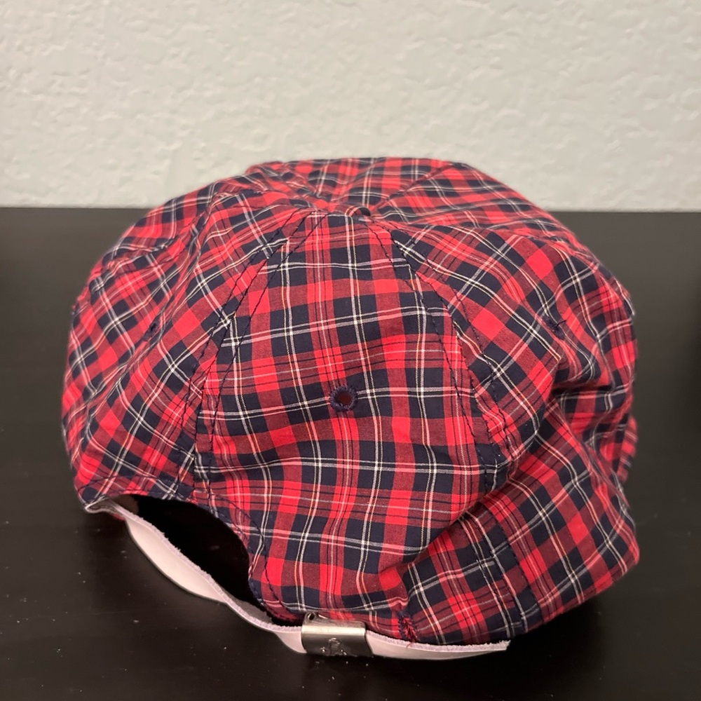 PING Checkered Red and Blue Cap vintage made in USA - Picture 3 of 6